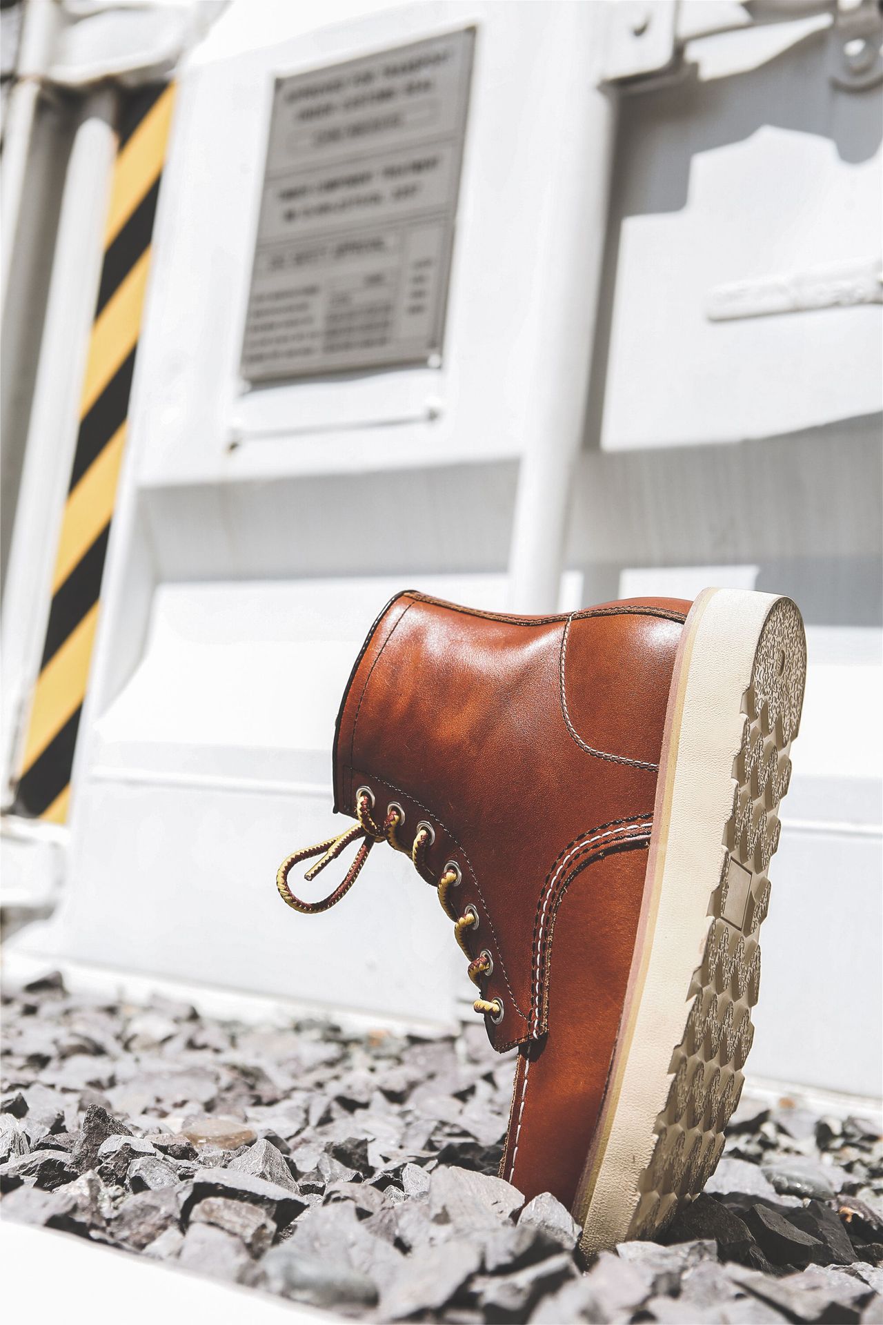 Title 29, Stivali Martin piatti slip-on retrò da lavoro d...