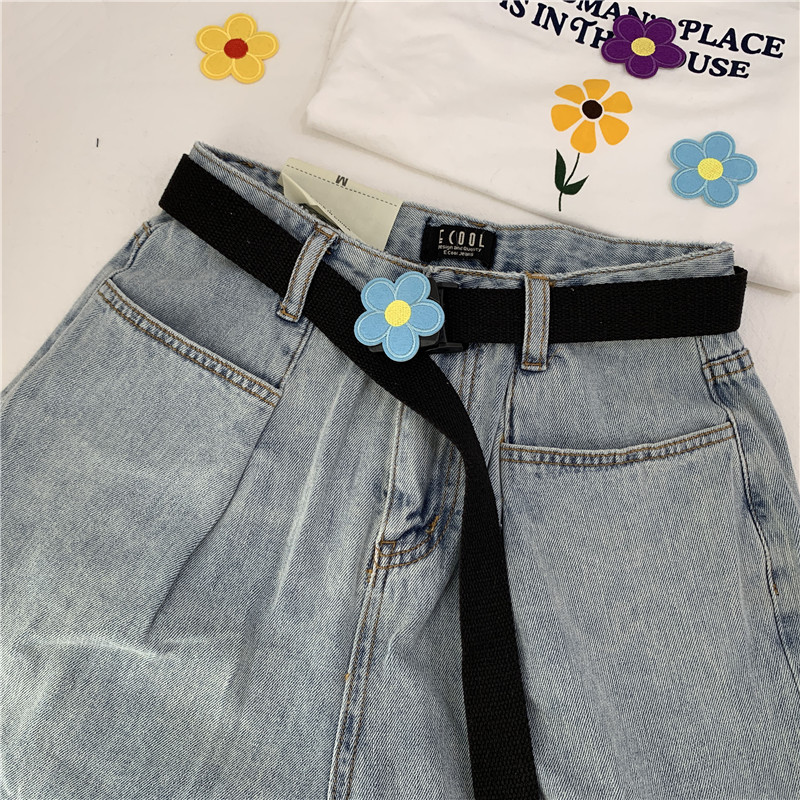 New Fashion Non-porous Cute Flower Belt display picture 5