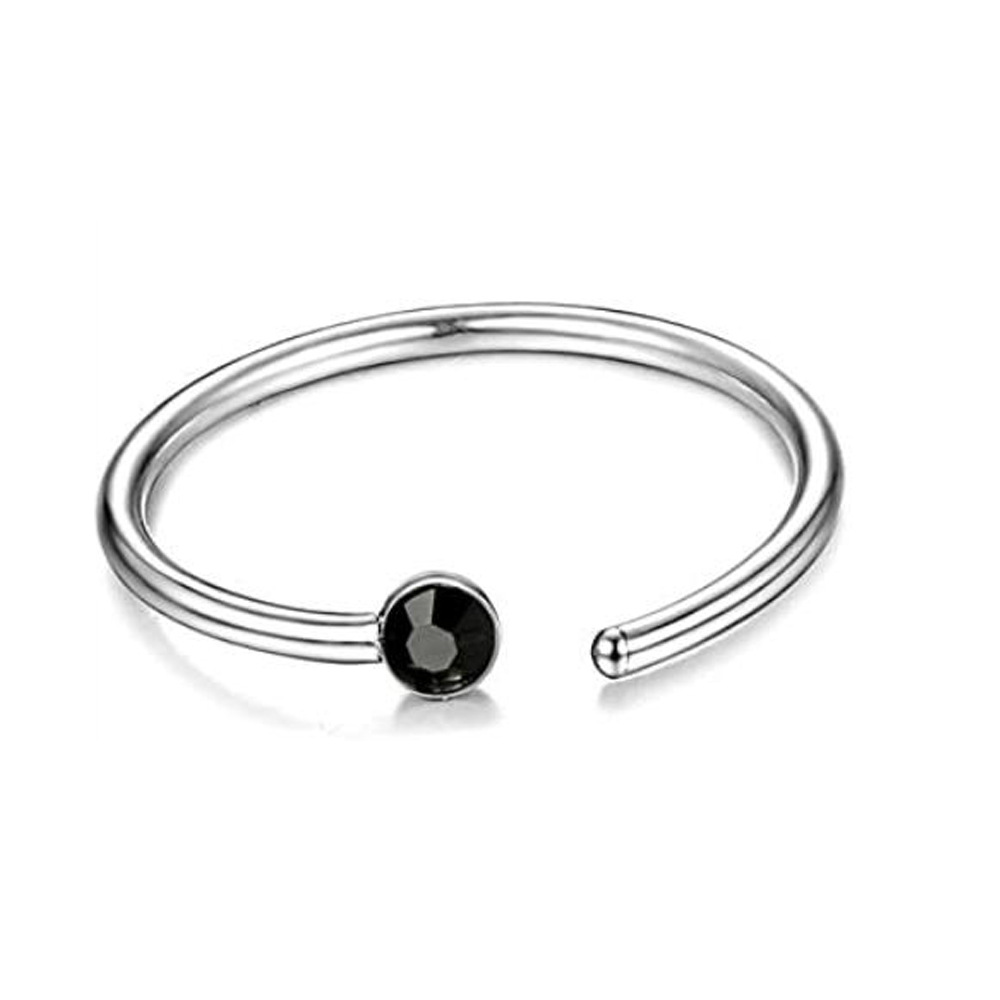 Hot Sale Stainless Steel C-Shaped Nose Ring Fake Nose Stud Ear Bone Hoop Jewelry detail image 8