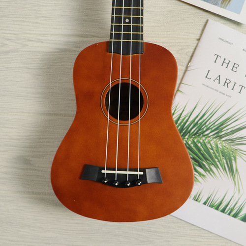 Wholesale Factory 21-inch Wooden Ukulele Children's 4-string Small Guitar Colorful Ukulele