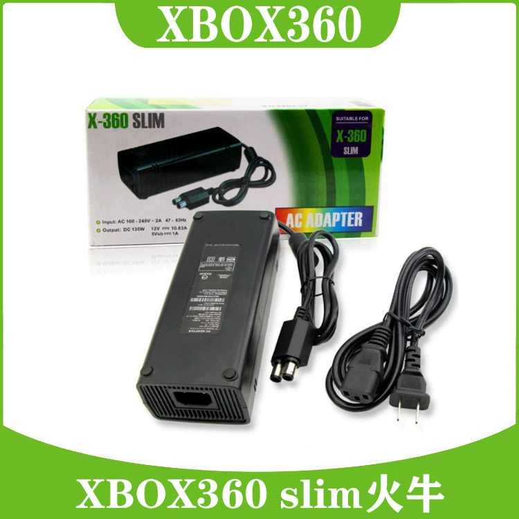 Хост Xbox360slim Fire Cow Xbox360slim Fire Cow Xbox360 Зарядное устройство 110-240В