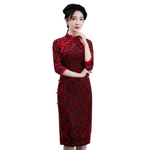 Chinese Dress Qipao for women cheongsam Big size cheongsam dress for women