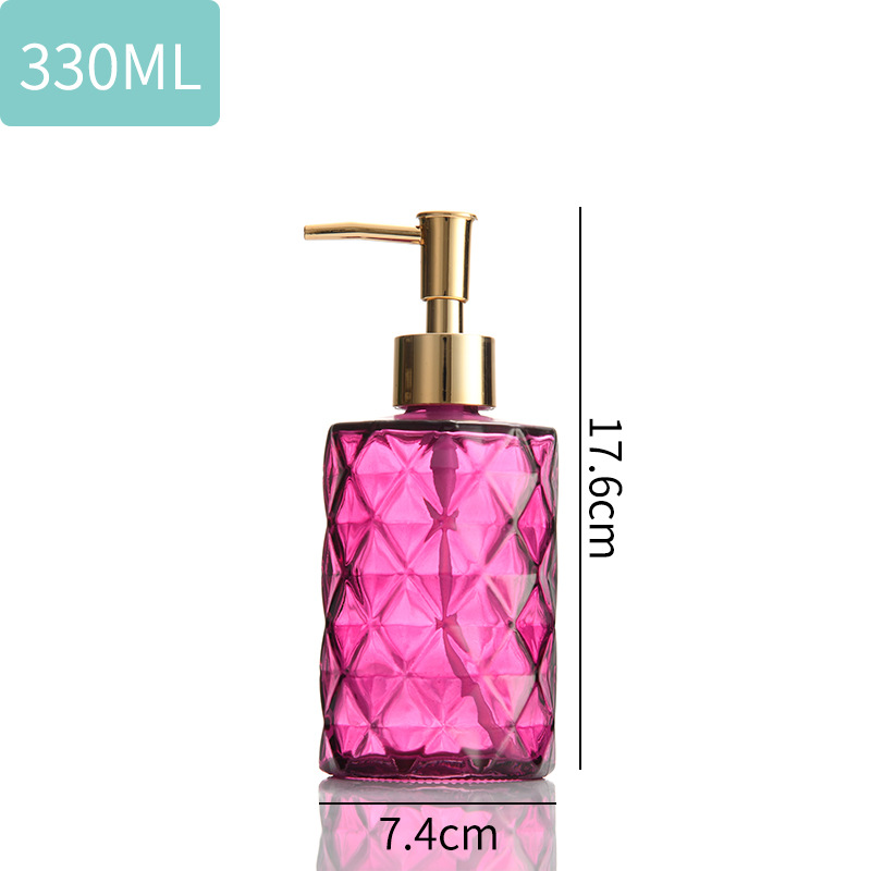 Rosa rojo * 330ml * Vidrio