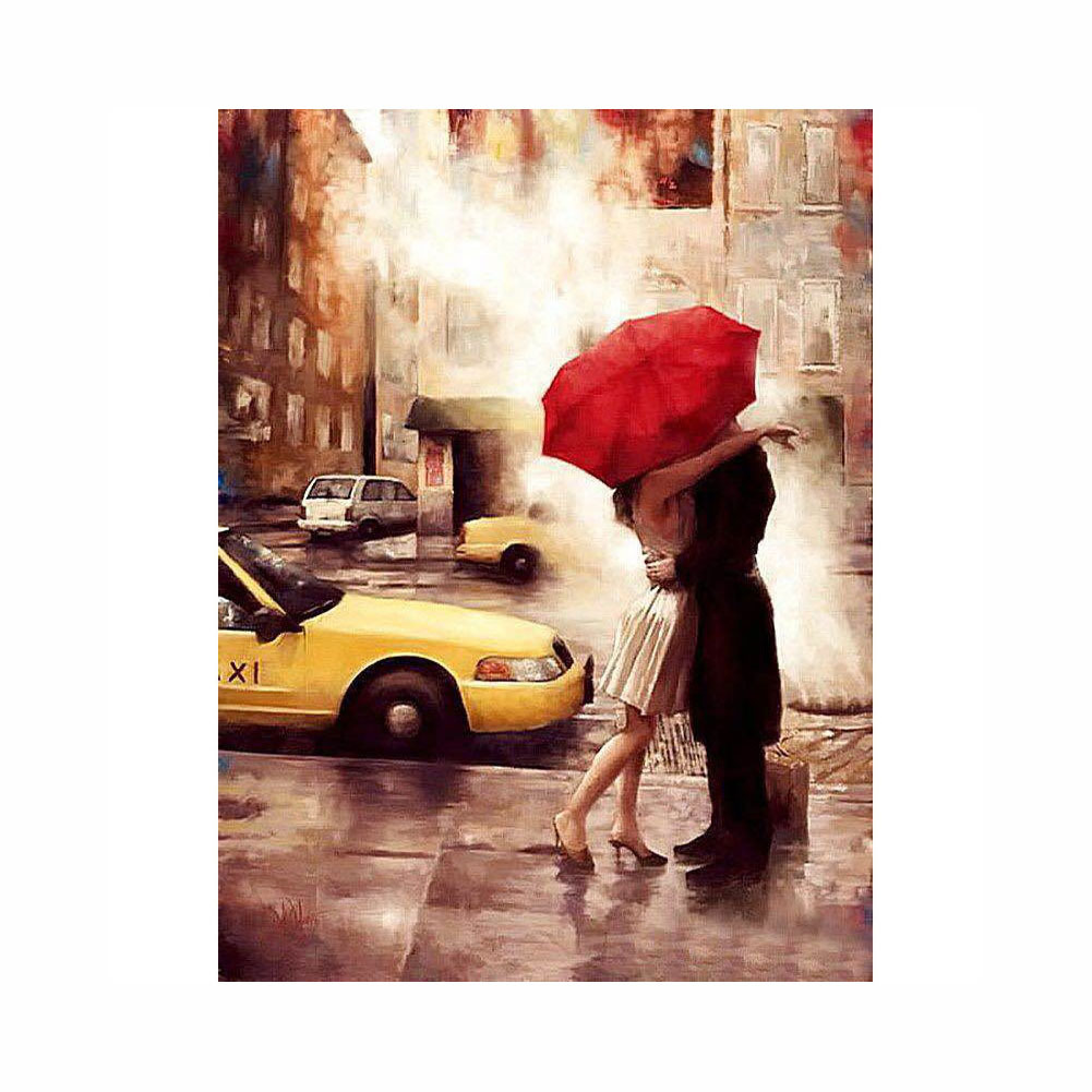 Noche ciudad DIY pintura al óleo digital fábrica al por mayor sin marco combinación apretado marco interior estilo más de 1 unidades entrega