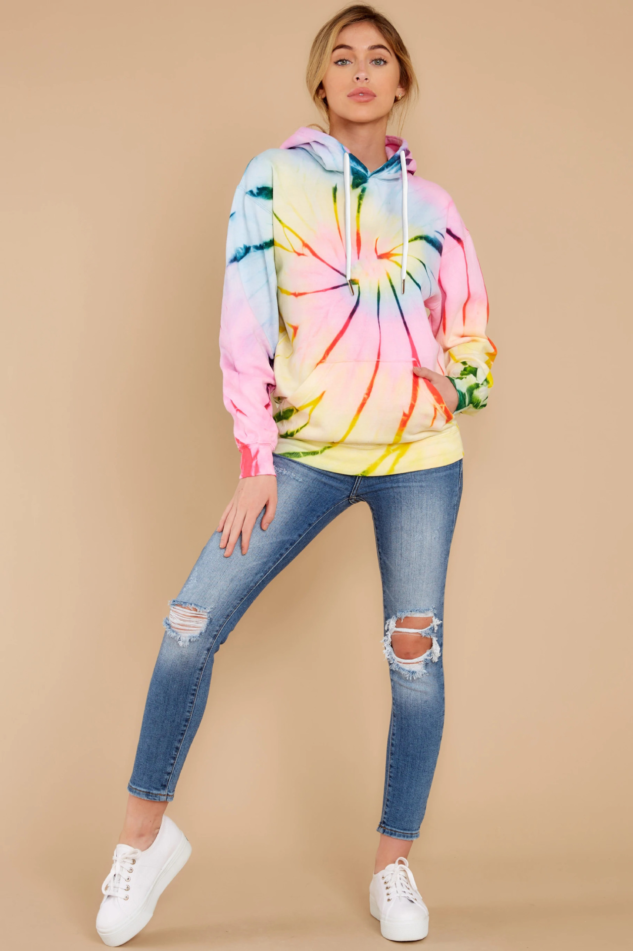 printing women s hooded casual long-sleeved sweatershirt nihaostyle clothing wholesale NSMDF67954