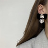 Sexy black retro earrings with bow, 2 colors, internet celebrity