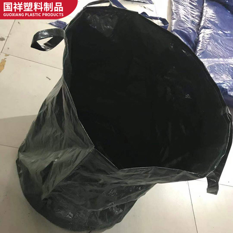 厂家批发塑料篷布袋 PE加厚墨绿军绿色防水塑料布收纳袋