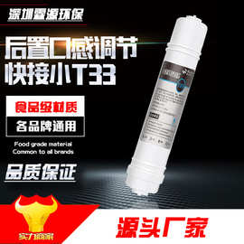 韩式快接小T33滤芯 10寸净水器后置椰壳活性炭 改善口感 抑制细菌