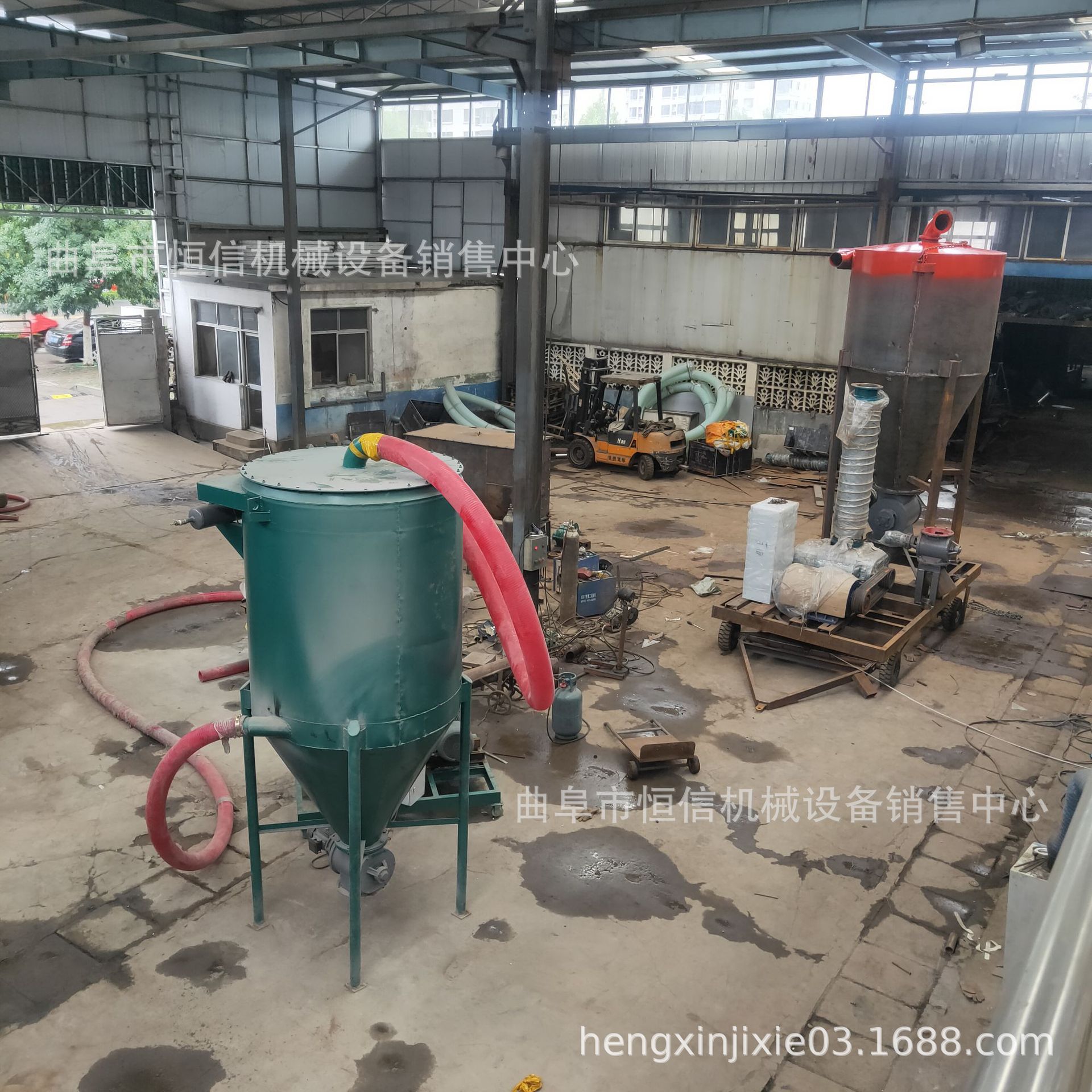 全新石灰粉粉料颗粒装罐气力吸灰机 大型粮食作物装车吸送一体机