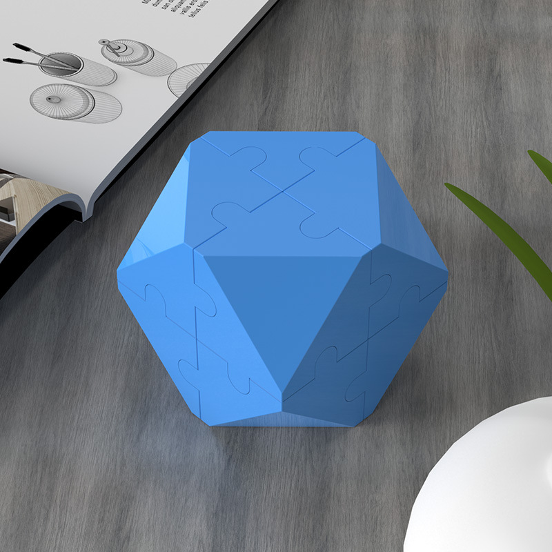 3 차원 화려한 ~ 블루 스타일