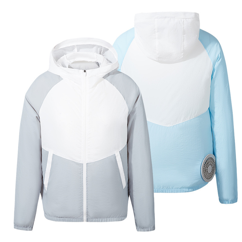 Aire acondicionado ropa recargable refrigeración soldador Protección Laboral ropa de trabajo alta temperatura a prueba de golpes de calor ventilador de refrigeración ropa verano ropa al aire libre