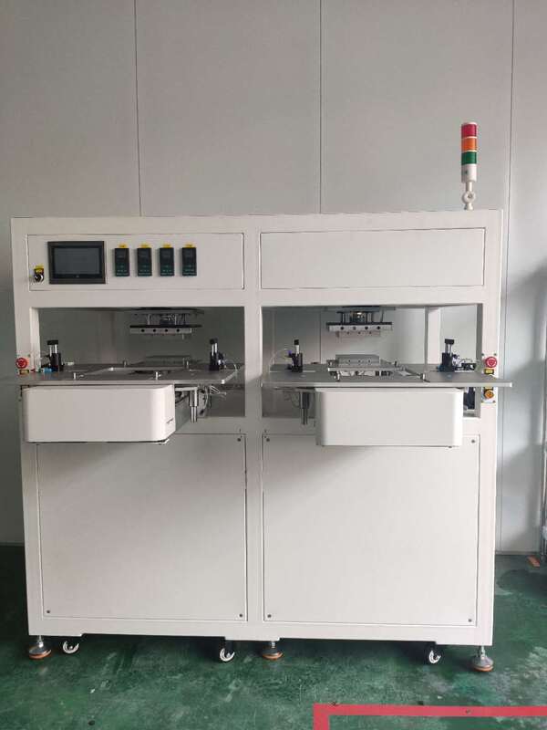 Dual Workstation Pi Film Hot Melt Machine Photovoltaic Consumables Online Version Process Supporting Equipment Improves Online Version Service Life