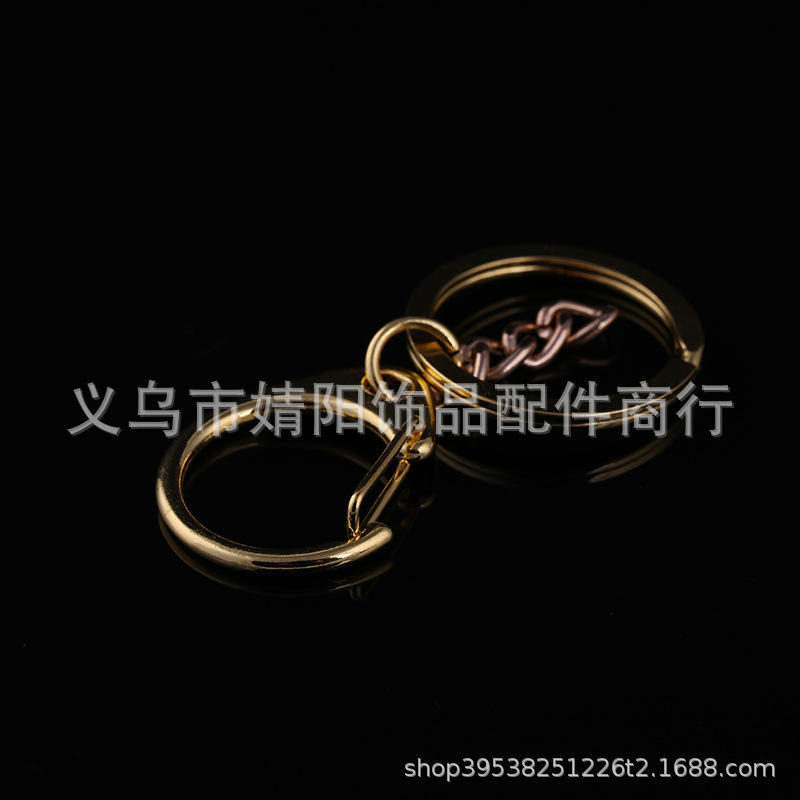 商贸城毛球挂件玩具饰品小挂件金属钥匙扣大D三件套环保色现货