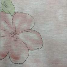厂家供应，  全涤短纤单面汗布印花   纬编针织短纤汗布分散印花