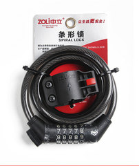 Neutral lock bicycle lock fly anti-theft wire lock mountain bike password lock 5-digit anti-hydraulic lock equipment