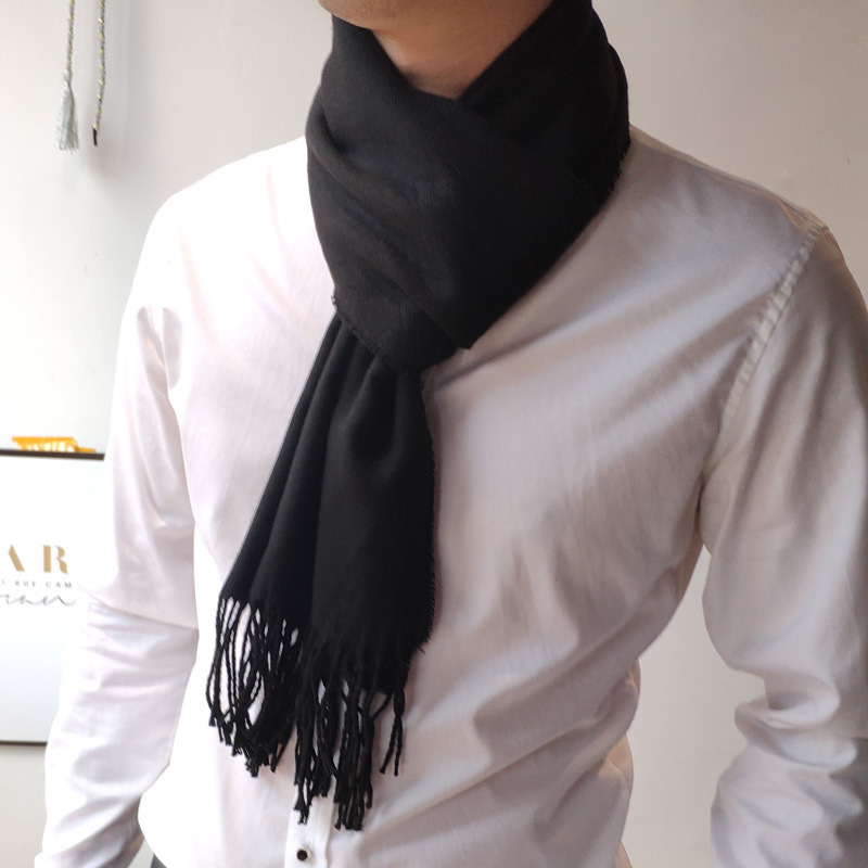 Men's scarf female student Korean style classic plaid all-match tassel scarf autumn and winter thin summer air conditioning shawl fashion Men's scarf female student Korean style classic plaid all-match tassel scarf autumn and winter thin summer air conditioning shawl fashion