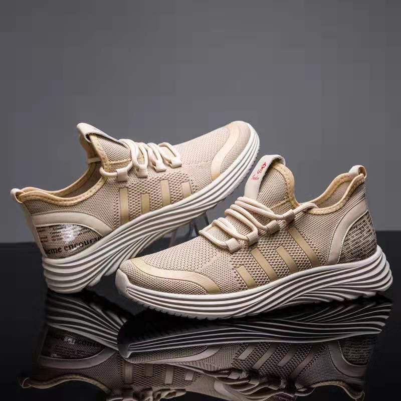 Fashion breathable tide shoes male 2021 summer new flying weave men's shoes cross-border foreign trade casual shoes men's sports shoes