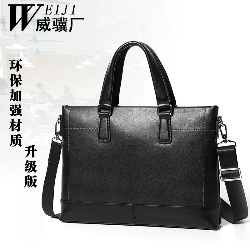 Leather one-shoulder bag, genuine leather, cowhide, wholesale
