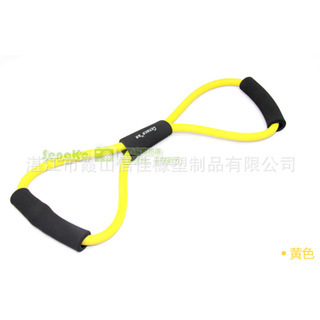 廠家供應(yīng) 高密度泡棉8字拉力器 高強度力量訓練器  橡皮筋拉力帶
