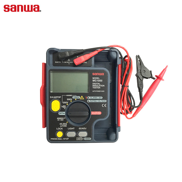 SANWA日本三和MG1000数字绝缘电阻测试仪 兆欧表 1000V
