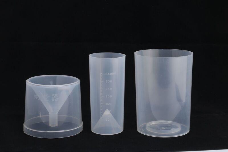 16022 rain gauge rain cylinder plastic rain cylinder primary school science teaching instrument experimental equipment