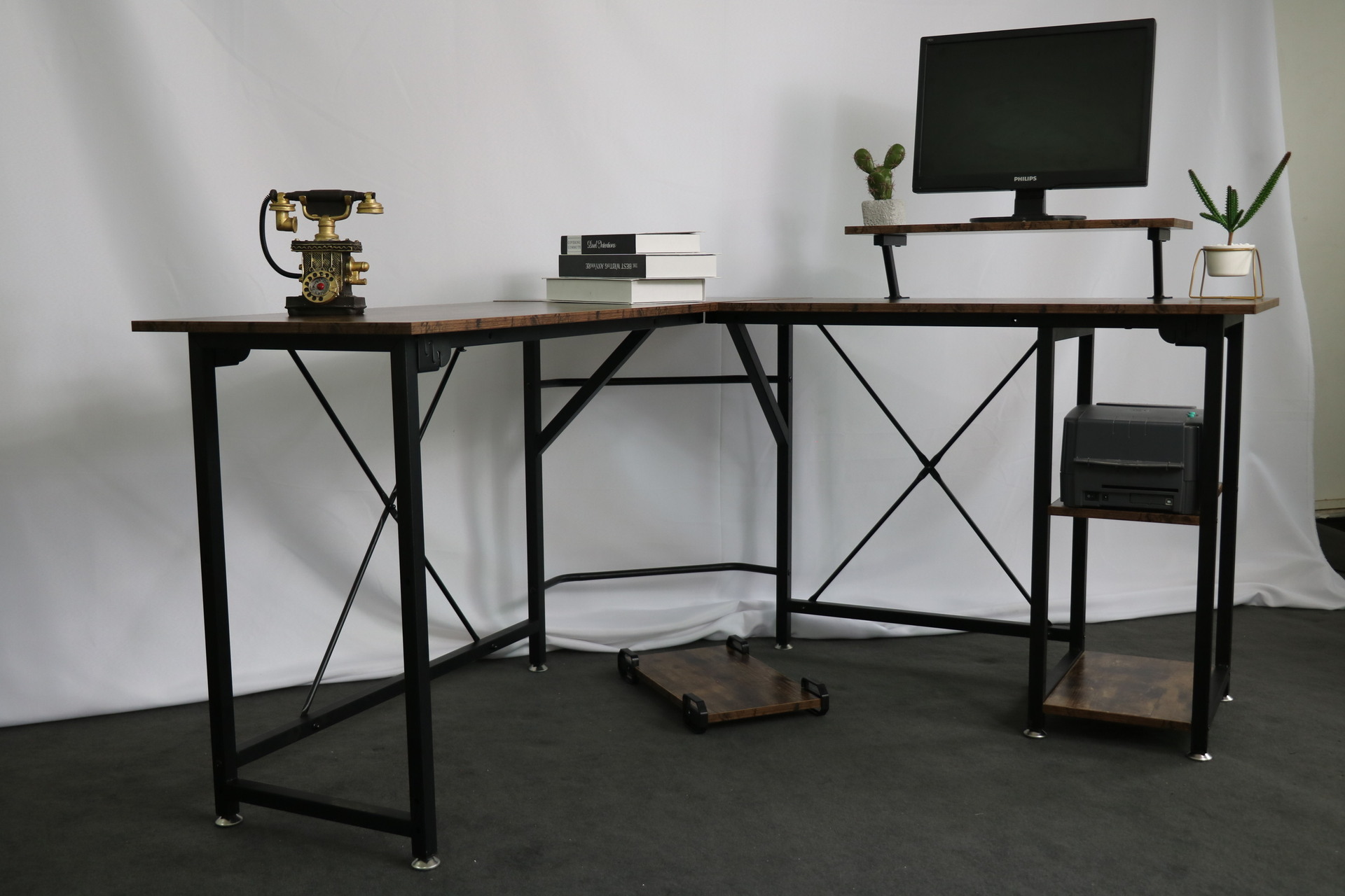 Modern minimalist plate -type corner desk home desk office office…
