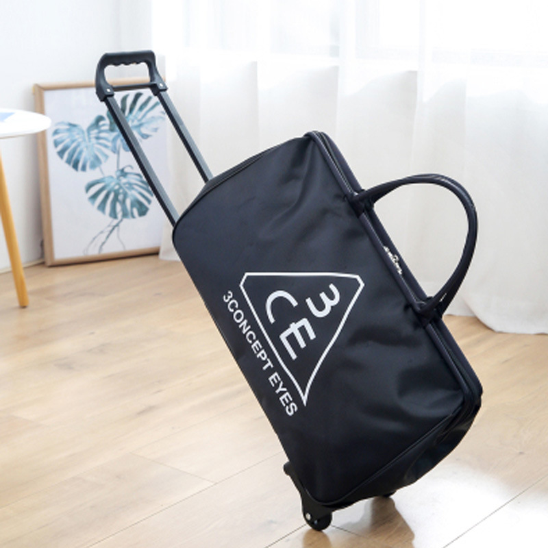 Retro moda trolley bolsa de viaje bolso de equipaje trolley bolsa de equipaje impermeable Universidad bolsa de la carretilla