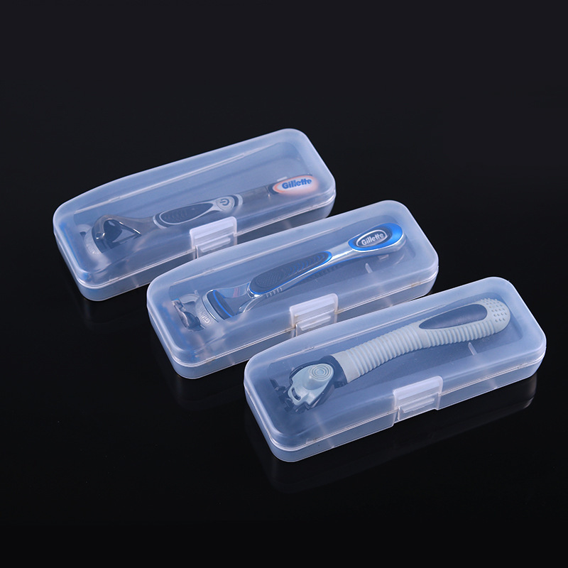 供应剃须刀收纳盒刮胡刀塑料盒刀架盒套装洗漱手动电动剃须刀通用