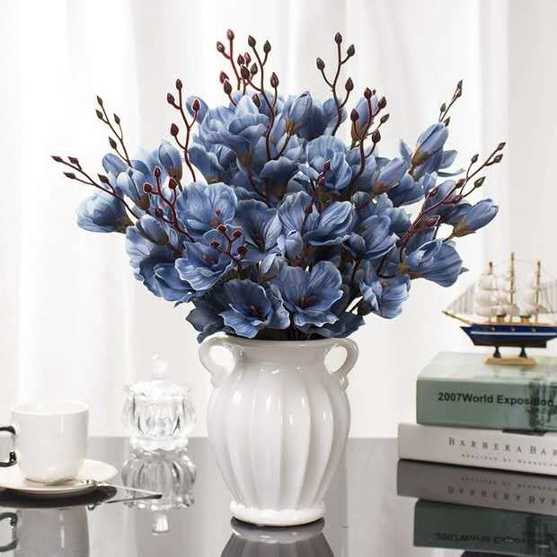 高仿真花 低价批发 厂家供应婚庆人造花秋塔兰假花材料 桌面摆设