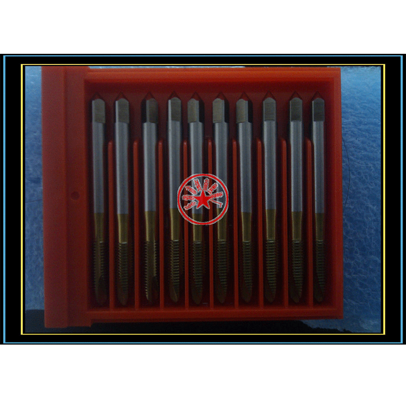 供应全磨制美制丝攻镀钛先端螺尖丝锥10-32  CJN剑南丝锥