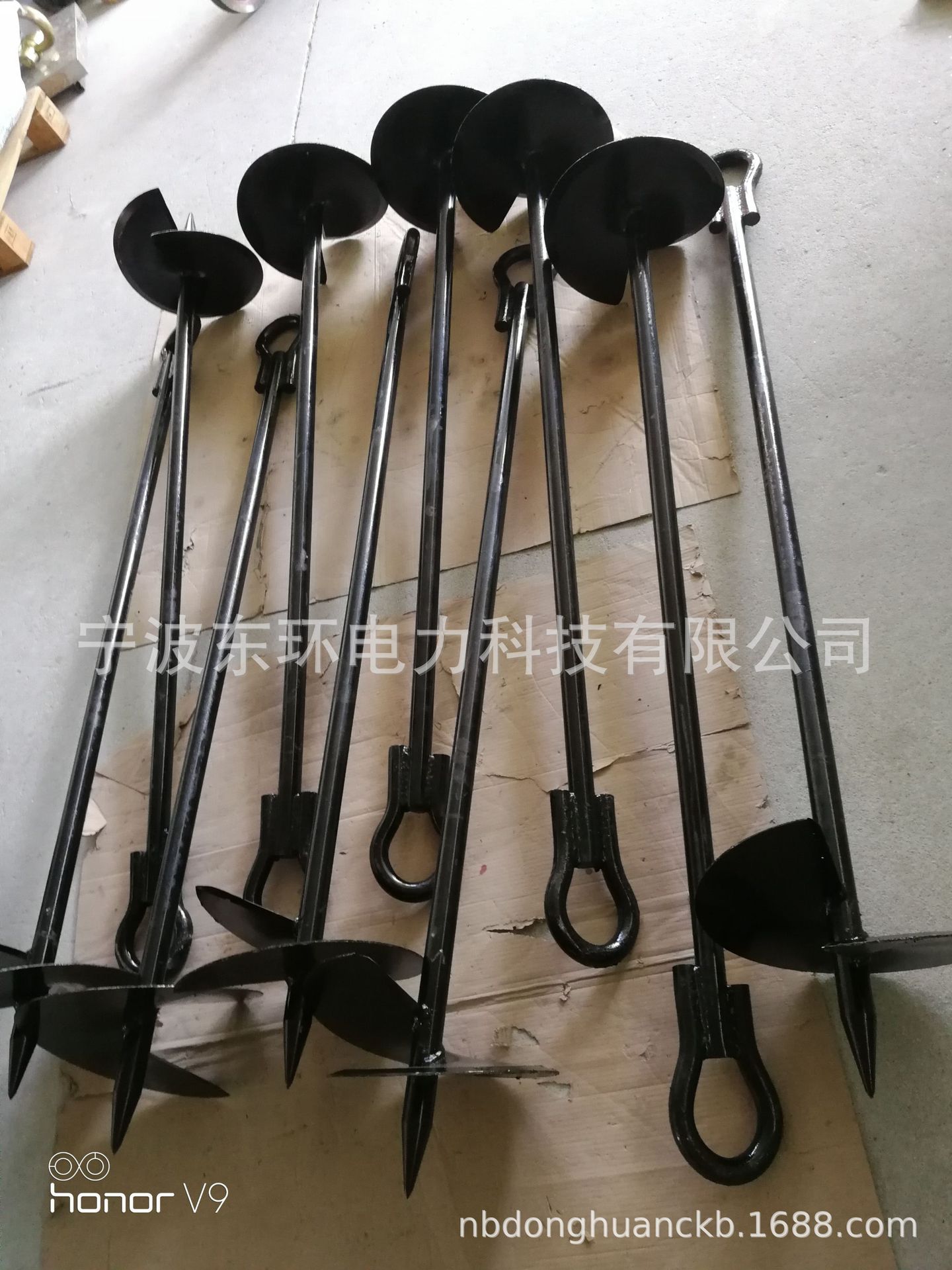 螺旋地锚临时地锚钢桩钢钻地桩拉线地钩1T3T5T螺旋地锚钻-阿里巴巴