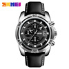 Universal waterproof quartz watch for leisure, calendar