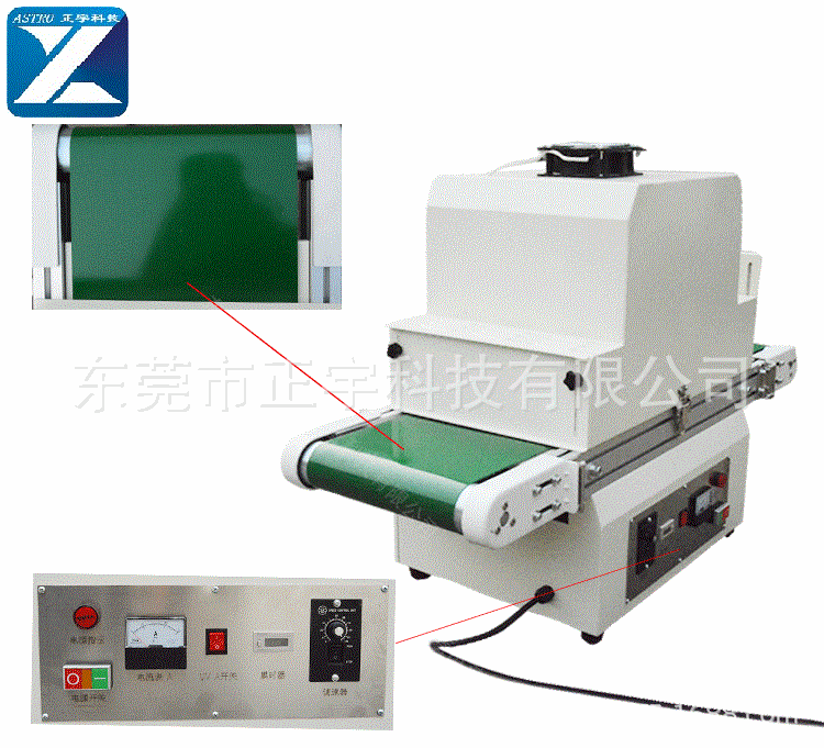 UV照射机台式树脂无影胶紫外线UV固化机小型隧道炉光固机