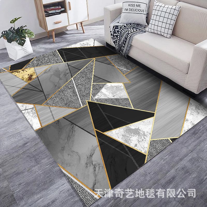 Alfombras sala de estar 2025 nuevo engrosado ligero de lujo sofá de alta calidad alfombra de mesa de té simple alfombra antideslizante y resistente al desgaste