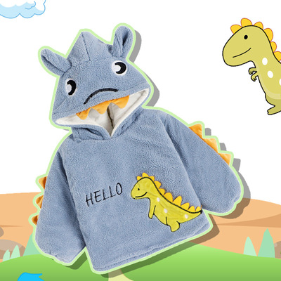 秋冬新款男女寶寶嬰兒幼兒男女童外出服兒童冬季加厚加棉加絨罩衣