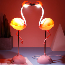 LED觸控兩檔學習燈夜燈神奇溫馨浪漫睡前床頭燈設計藝術創意可愛