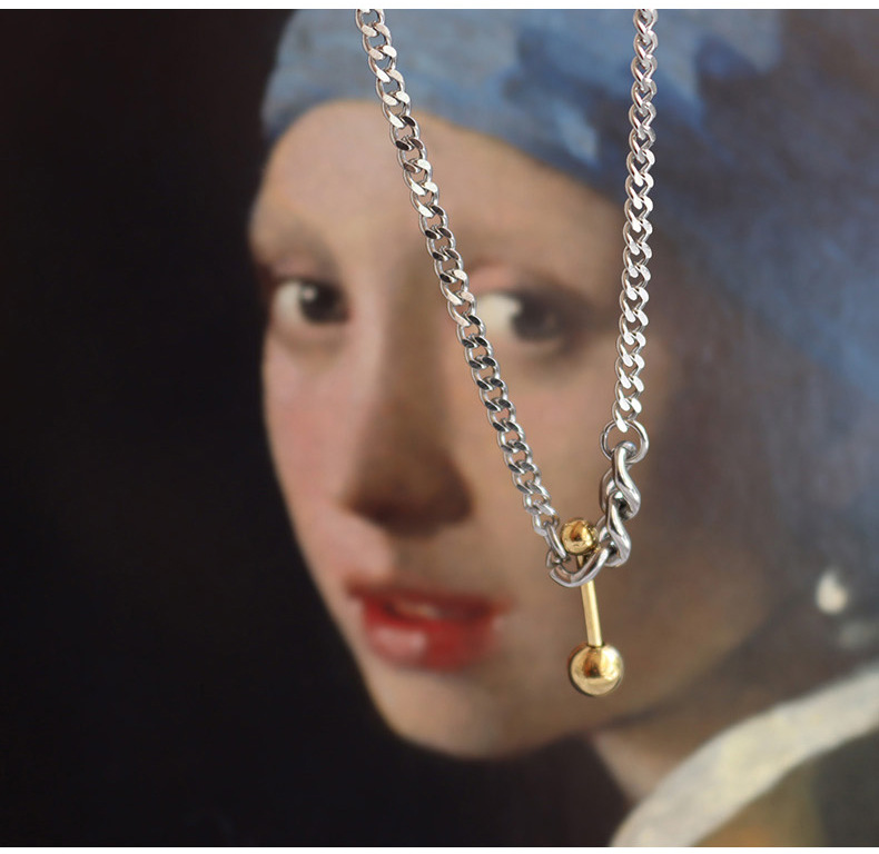 Titanium Steel Fashion Romantic Necklace display picture 6