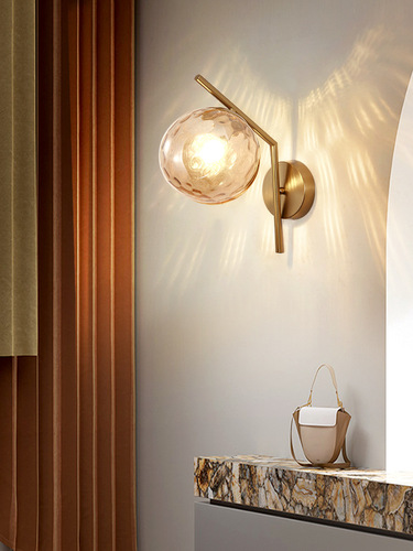 European-style living room and bedroom bedside lamps, study staircase and corridor LED lights, modern minimalist hotel and guesthouse wall lamps