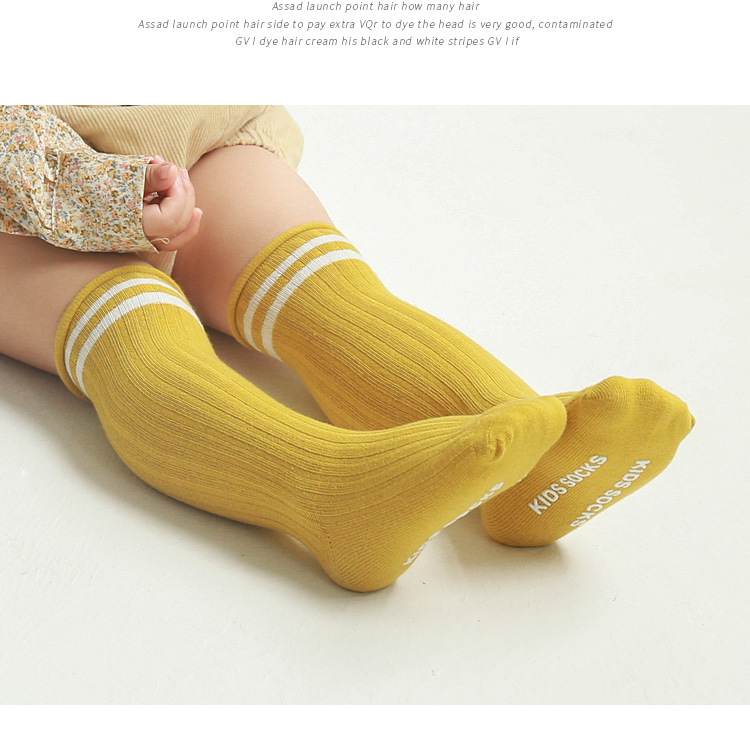 Fall/winter New Girls' Tube Socks Baby Indoor Non-slip Floor Baby Over-knee Socks Wholesale display picture 4