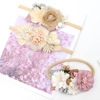 Children's hair accessory for princess, universal headband, flowered