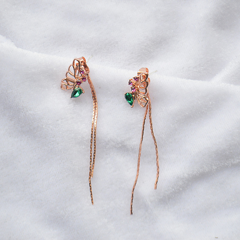 6g Weight No Inlaid Inlay Material Earrings Classification Housewarming, Anniversary, Business, Wedding, Travel, Birthday, Festival Occasion Alloy Material Geometric Pattern Women'S Gender Plating Design 925 Silver Needle Fashion Water Drop Full Diamond Fan-shaped Earrings 8