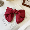 Hairgrip with bow, hair accessory, red hairpin, Japanese hairpins, Lolita style