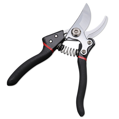 厂家直销园林园艺修枝剪 SK5黑色电镀修枝剪刀 专用鸟嘴园林工具