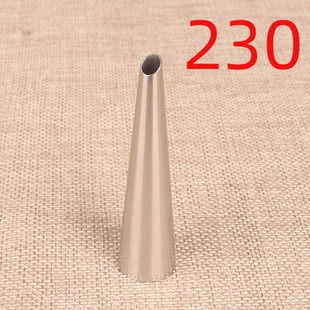 230# straight tube puff cream injection squeeze into pastry nozzle 304 stainless steel baking DIY tool