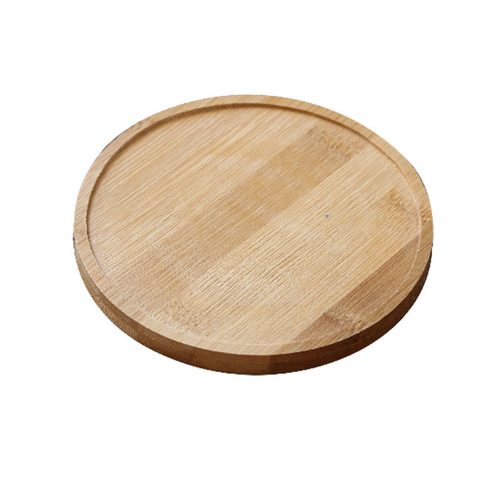 Kung Fu Tea Ceremony Tea Cup Bamboo Coaster Insulation Mat Bamboo Round Bowl Mat Placemat ins Wood Coaster LOGO Manufacturer