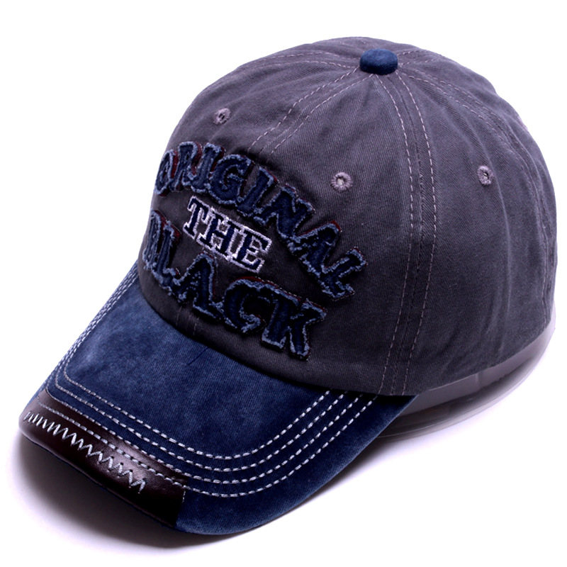 baseball cap with letters