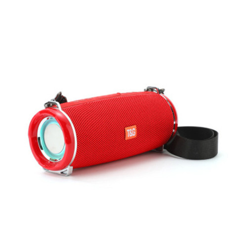 Wireless Bluetooth Speaker Creative Shoulder Strap Mini War Drum Speaker TG192 Dual Diaphragm Card Player