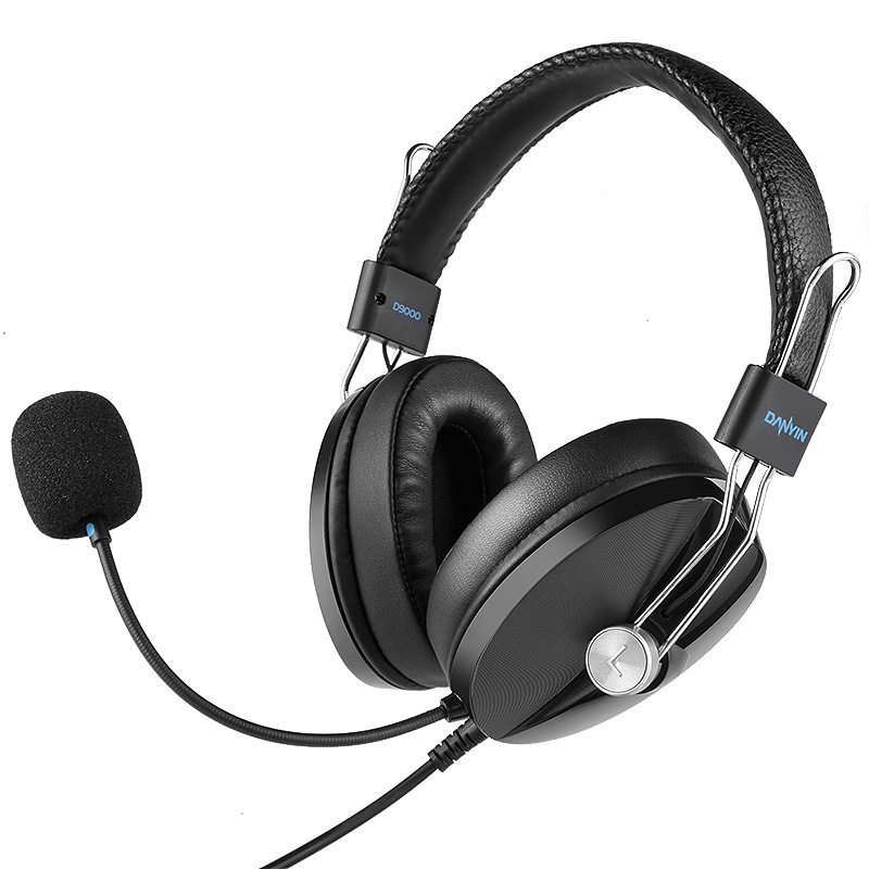 Head-Mounted Comfortable Computer Office Earbuds Headset Spring Wire Design Remote Conference Online Headset with Microphone Head-Mounted Comfortable Computer Office Earbuds Headset Spring Wire Design Remote Conference Online Headset with Microphone