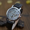 Victor, silver mechanical mechanical watch suitable for men and women, trend swiss watch, Birthday gift