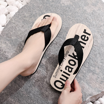 sandals  new pattern Exorcism Chaopai slipper man personality Sandy beach slipper non-slip flip flops Korean Edition